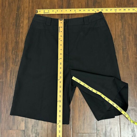 NWT Nique Lita Cotton Tencel Tailored Shorts in Black - Picture 16 of 16